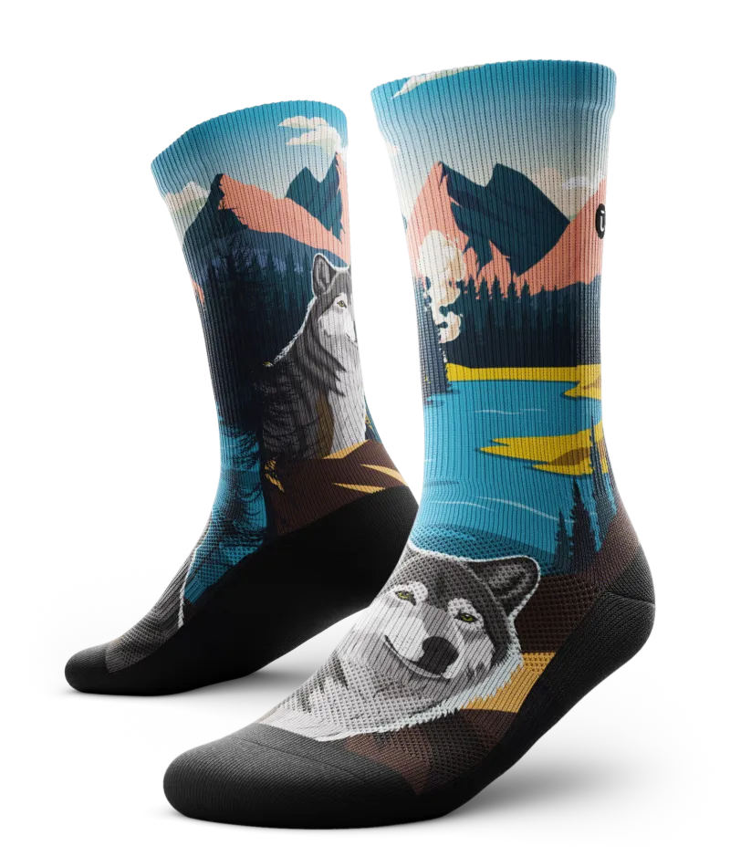 Yellowstone Athletic Crew Socks