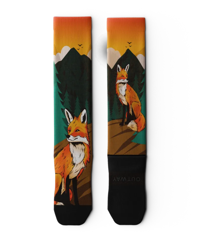 Zero Fox Athletic Knee High Compression Socks