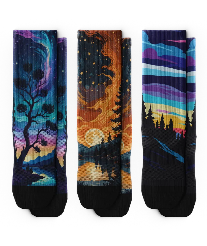 Zero Horizon Athletic Crew Socks 3-Pack